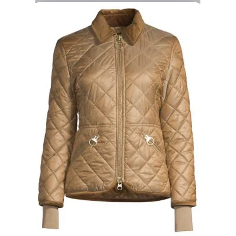 Barbour Icons Liddesdale Quilted Jacket Gold Size 10 Gorpcore Utility Cabin